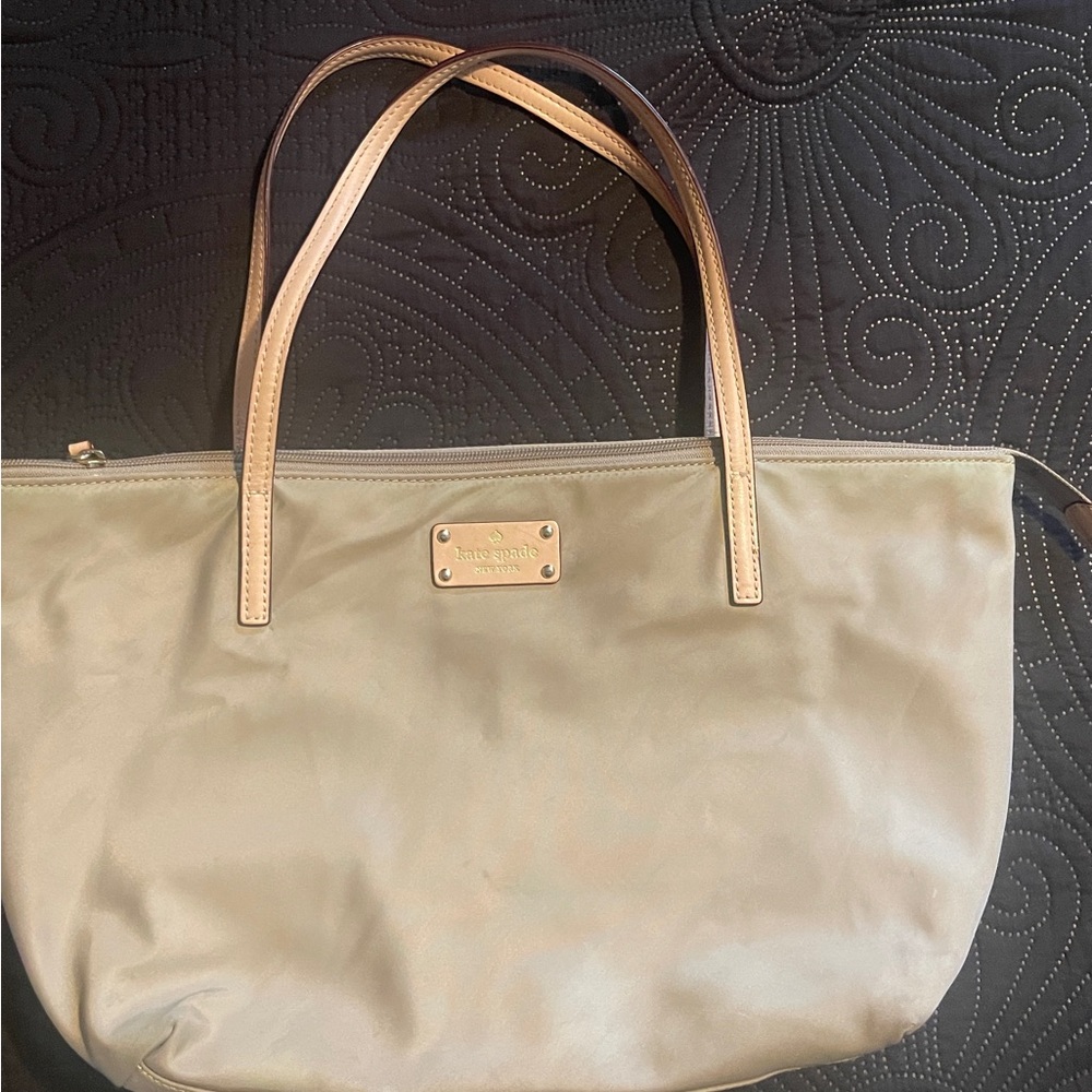 Kate Spade  Beige Tote Bag